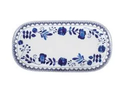 Darcy Oval Platter 33x17.5cm Floral Gift Boxed