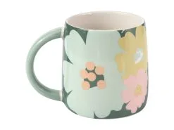 Power Pop Daisy Mug 370ML Sage -Tea & Coffee Shop DI0414 SIDE