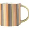 Power Pop Stripes Mug 400ML Charcoal