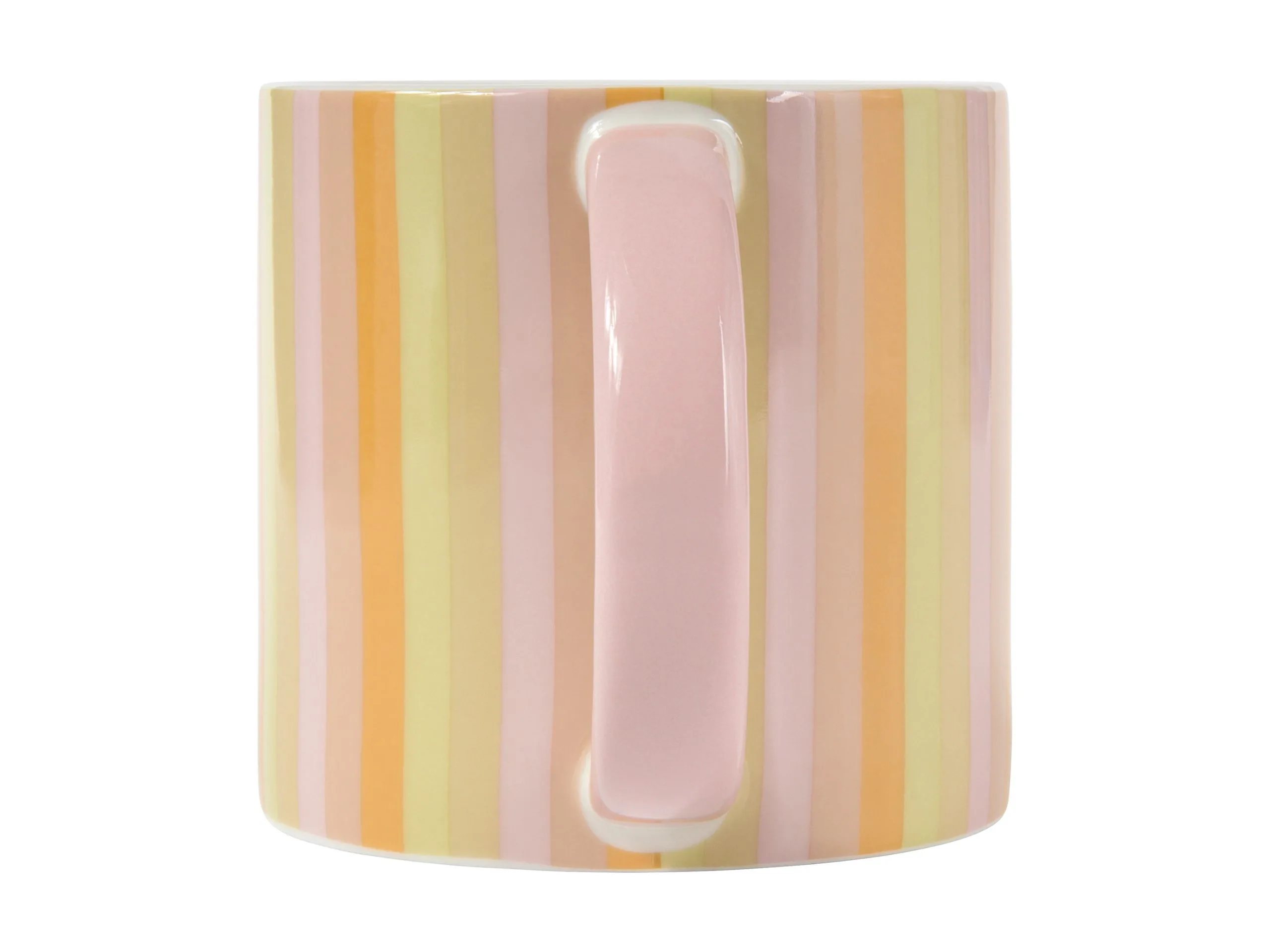 Power Pop Stripes Mug 400ML Rose 2 Power Pop Stripes Mug 400ML Rose - Image 2