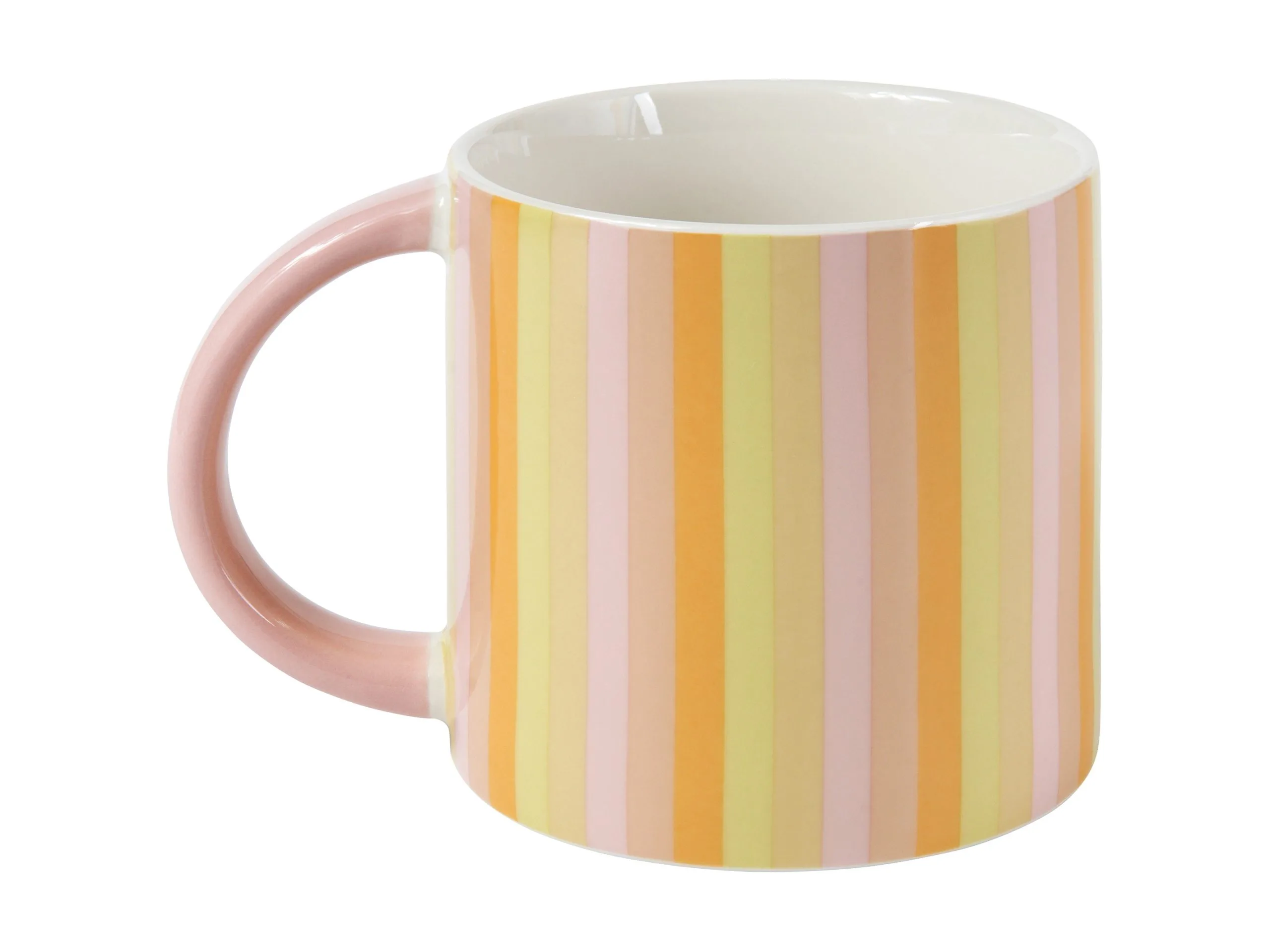 Power Pop Stripes Mug 400ML Rose 3 Power Pop Stripes Mug 400ML Rose - Image 3