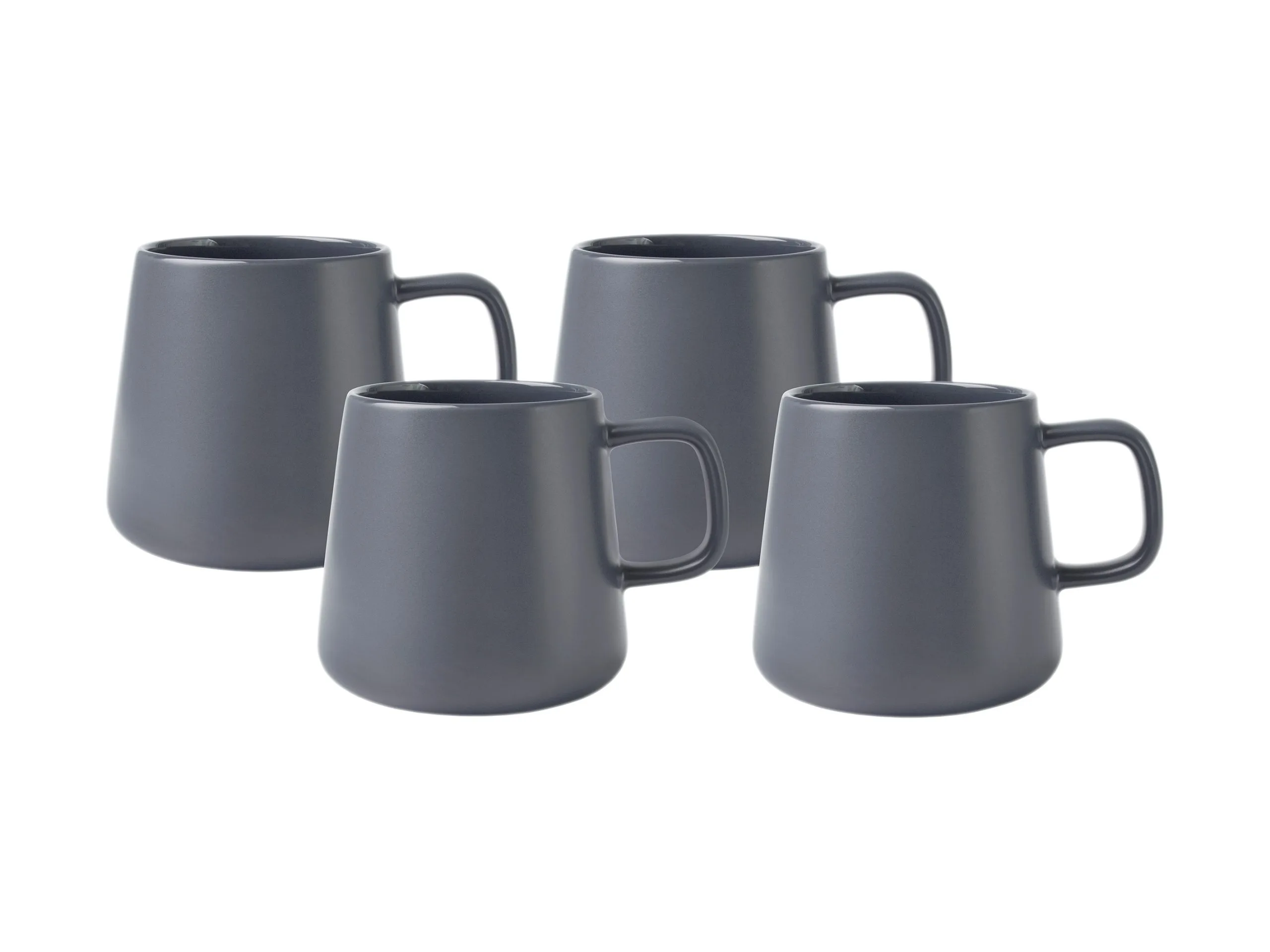 Blend Sala Mug 375ML Set Of 4 Charcoal Gift Boxed 1 Blend Sala Mug 375ML Set Of 4 Charcoal Gift Boxed