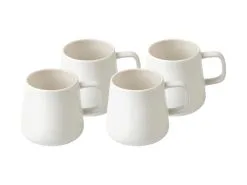 Blend Sala Mug 375ML Set Of 4 White Gift Boxed -Tea & Coffee Shop DI0426 A1