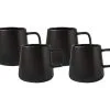 Blend Sala Mug 375ML Set Of 4 Black Gift Boxed