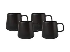 Blend Sala Mug 375ML Set Of 4 Black Gift Boxed