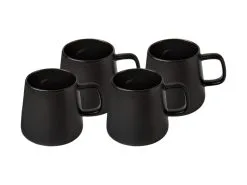 Blend Sala Mug 375ML Set Of 4 Black Gift Boxed -Tea & Coffee Shop DI0427 A1