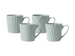 Nova Mug 380ML Set Of 4 Sky Gift Boxed