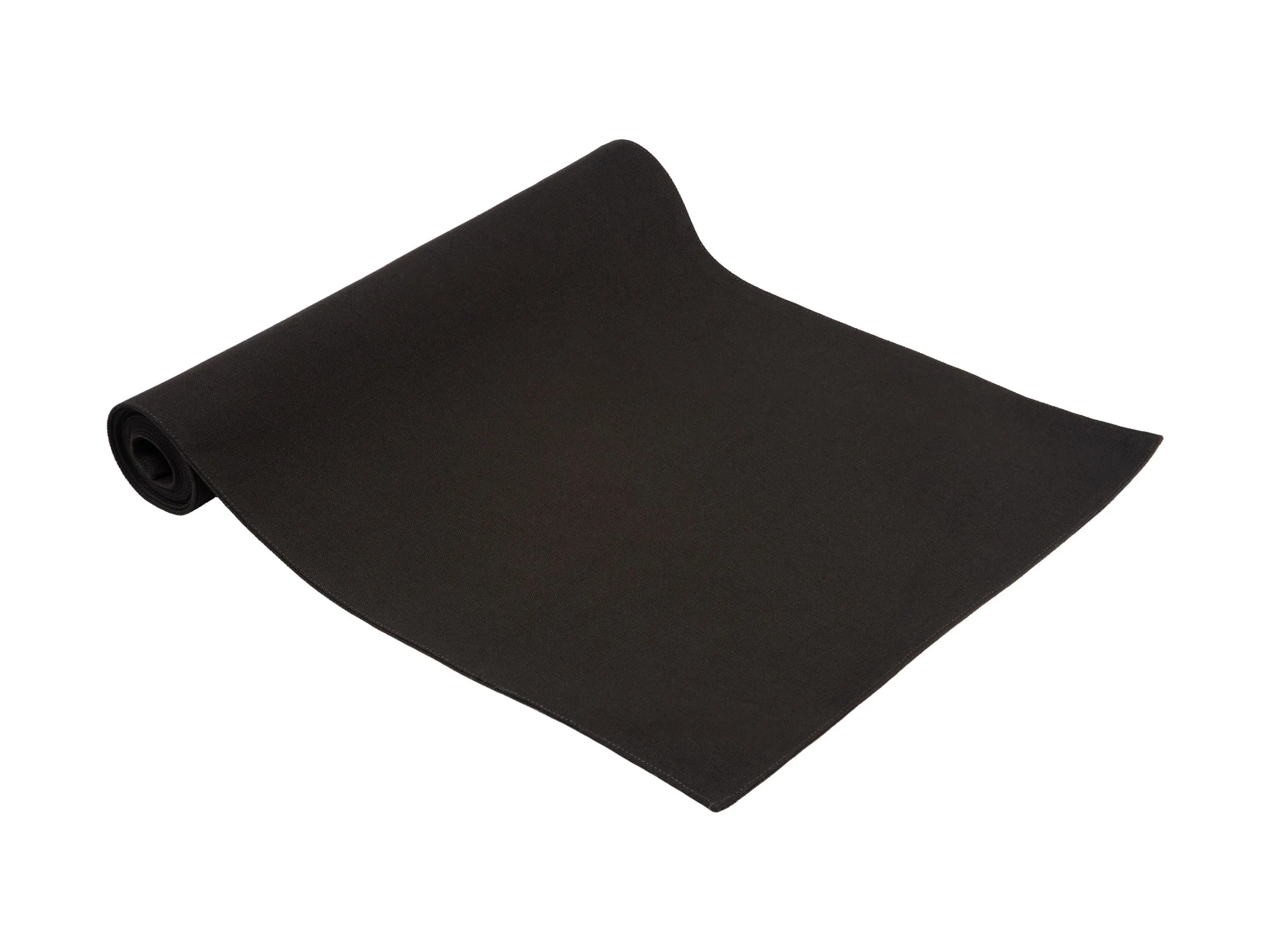 Cotton Classics Cotton Runner 150x33cm Black 1 Cotton Classics Cotton Runner 150x33cm Black