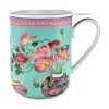 Gabby Malpas Jardin Mug With Infuser 340ML Poppy Gift Boxed