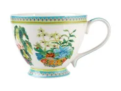 Gabby Malpas Jardin Footed Cup 400ML Orchid Gift Boxed