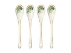 Gabby Malpas Jardin Teaspoon Set Of 4 Orchid Gift Boxed