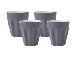 Blend Sala Espresso Cup 100ML Set Of 4 Charcoal Gift Boxed