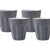 Blend Sala Latte Cup 265ML Set Of 4 Charcoal Gift Boxed