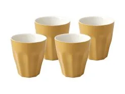Blend Sala Latte Cup 265ML Set Of 4 Mustard Gift Boxed -Tea & Coffee Shop LM0037 A1