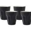 Blend Sala Latte Cup 265ML Set Of 4 Black Gift Boxed