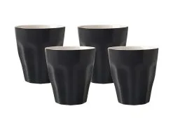 Blend Sala Latte Cup 265ML Set Of 4 Black Gift Boxed