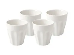 Blend Sala Latte Cup 265ML Set Of 4 White Gift Boxed -Tea & Coffee Shop LM0057 A1