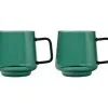 Blend Sala Glass Mug 400ML Set Of 2 Forest Gift Boxed