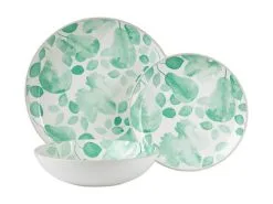 Giverny Dinner Set 12pc Green Gift Boxed