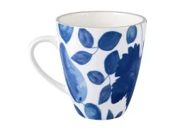 Giverny Coupe Mug Set Of 4 350ML Blue Gift Boxed -Tea & Coffee Shop aw0620 side 4