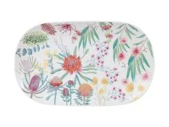 Tea & Coffee Shop 33 Royal Botanic Gardens Native Blooms Oval Platter 37x23cm Gift Boxed