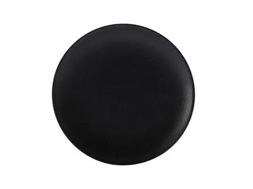 Caviar Black Coupe Plate 15cm 1 Caviar Black Coupe Plate 15cm