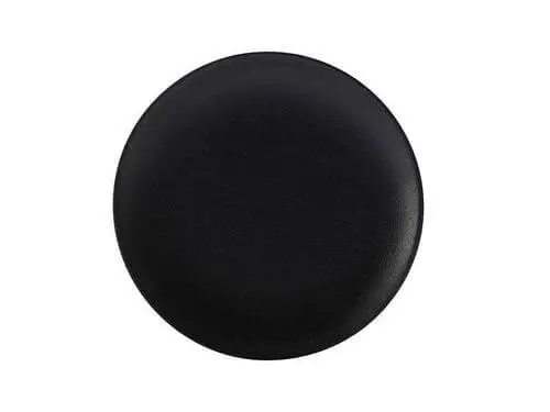 Caviar Black Coupe Plate 15cm 2 Caviar Black Coupe Plate 15cm - Image 2