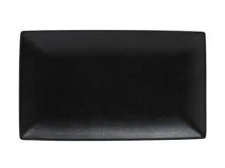 Caviar Black Rectangle Platter 34.5x19.5cm