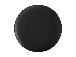 Caviar Black Round Platter
