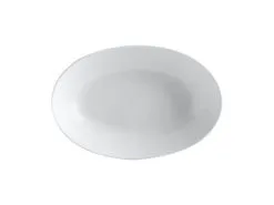 White Basics Oval Bowl 25x17cm
