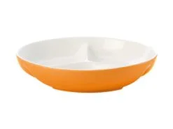 Mezze Divided Platter 23cm Ochre Gift Boxed