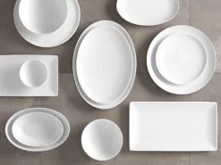 Caviar White Oval Plate 30x22cm -Tea & Coffee Shop caviar 1 3