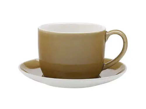 Artisan Cup & Saucer 280ML Turmeric 1 Artisan Cup & Saucer 280ML Turmeric