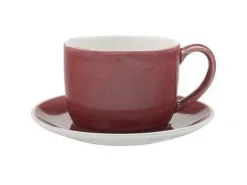 Artisan Cup & Saucer 280ML Pomegranate