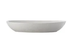 Dune Oval Serving Bowl 42x27cm White Gift Boxed