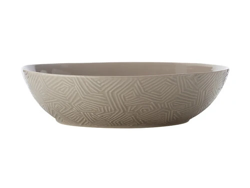 Dune Oval Serving Bowl 32x27cm Taupe Gift Boxed 1 Dune Oval Serving Bowl 32x27cm Taupe Gift Boxed