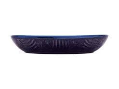 Arc Oval Serving Bowl 42x27cm Indigo Blue Gift Boxed