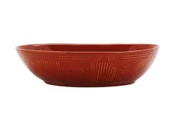 Arc Oval Serving Bowl 32x27cm Terracotta Gift Boxed
