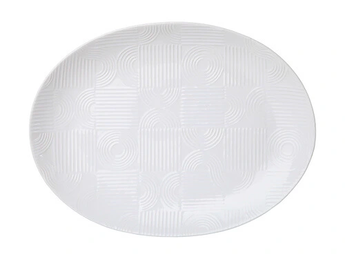 Arc Oval Platter 36x27cm White Gift Boxed 1 Arc Oval Platter 36x27cm White Gift Boxed