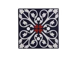 Medina Ceramic Square Tile Trivet Fes 15cm