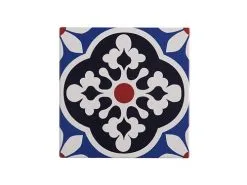 Medina Ceramic Square Tile Trivet Tiznit 15cm