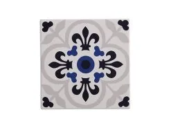 Medina Ceramic Square Tile Trivet Temara 15cm
