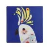 Pete Cromer Ceramic Square Tile Coaster Cockatoo 9.5cm