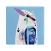 Pete Cromer Ceramic Square Tile Coaster Kookaburra 9.5cm