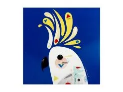 Pete Cromer Ceramic Square Trivet 20cm Cockatoo
