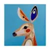 Pete Cromer Ceramic Square Trivet 20cm Kangaroo