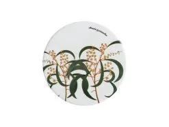 Royal Botanic Gardens Ceramic Round Coaster 9.5cm Wattle