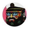 Mulga The Artist Ceramic Round Coaster 10.5cm Captain