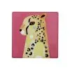 Pete Cromer Wildlife Ceramic Square Coaster 9.5cm Cheetah
