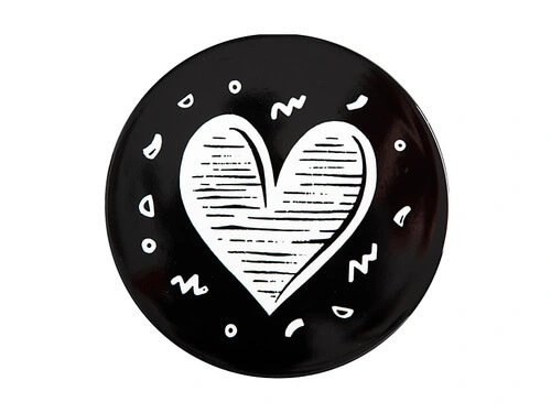 The Letterettes Ceramic Round Coaster 10.5cm Heart Gift Boxed 1 The Letterettes Ceramic Round Coaster 10.5cm Heart Gift Boxed